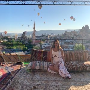 Cute and dreamy top and skirt set